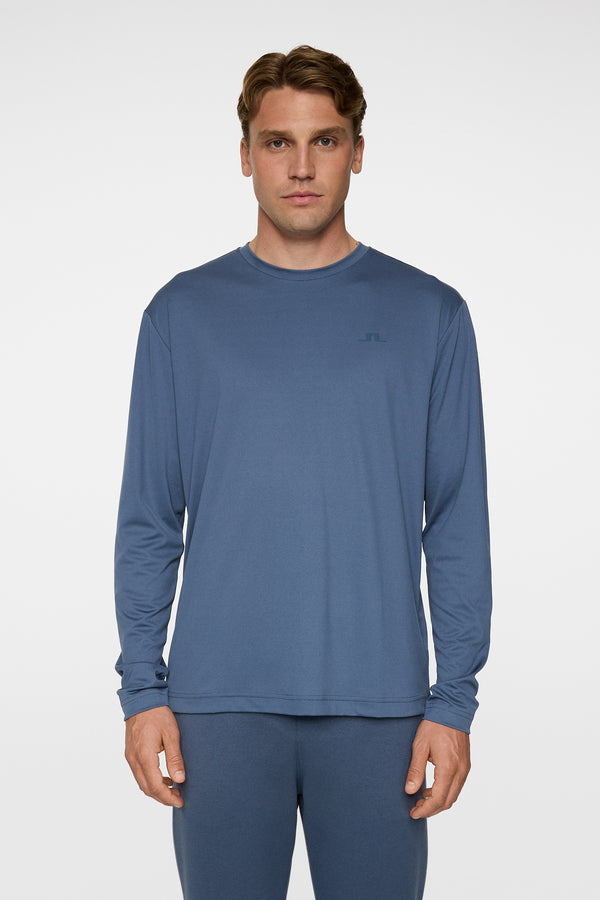 j.lindeberg Ade T shirt LS Vintage Indigo