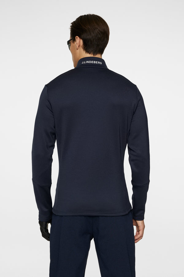 J.lindeberg Aerial Quarter Zip Mid Layer JL Navy