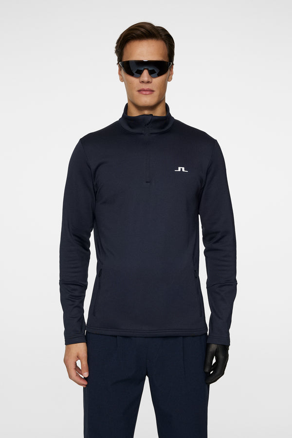 j.lindeberg Aerial Quarter Zip Mid Layer JL Navy