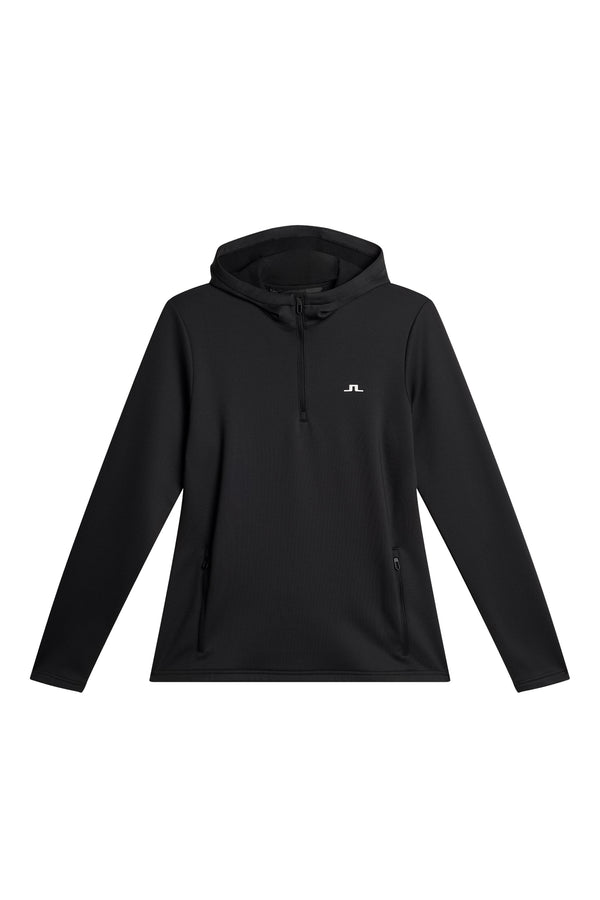 J.lindeberg Aerialle Quarter Zip Hood Black