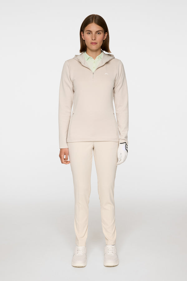 J.lindeberg Aerialle Quarter Zip Hood Moonbeam