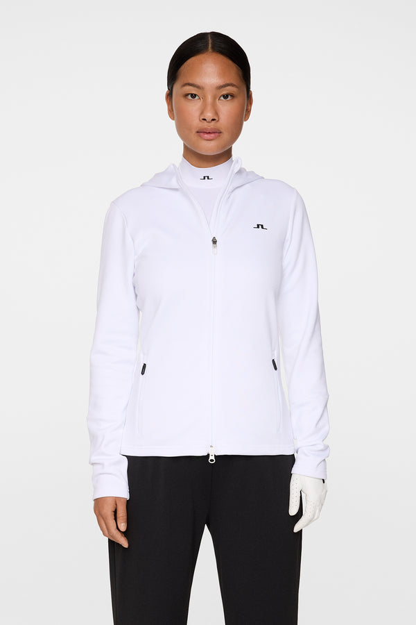 j.lindeberg Aerialle Zip Hood White