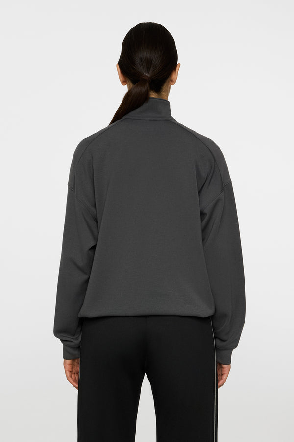 J.lindeberg Airy Zip Sweatshirt Asphalt