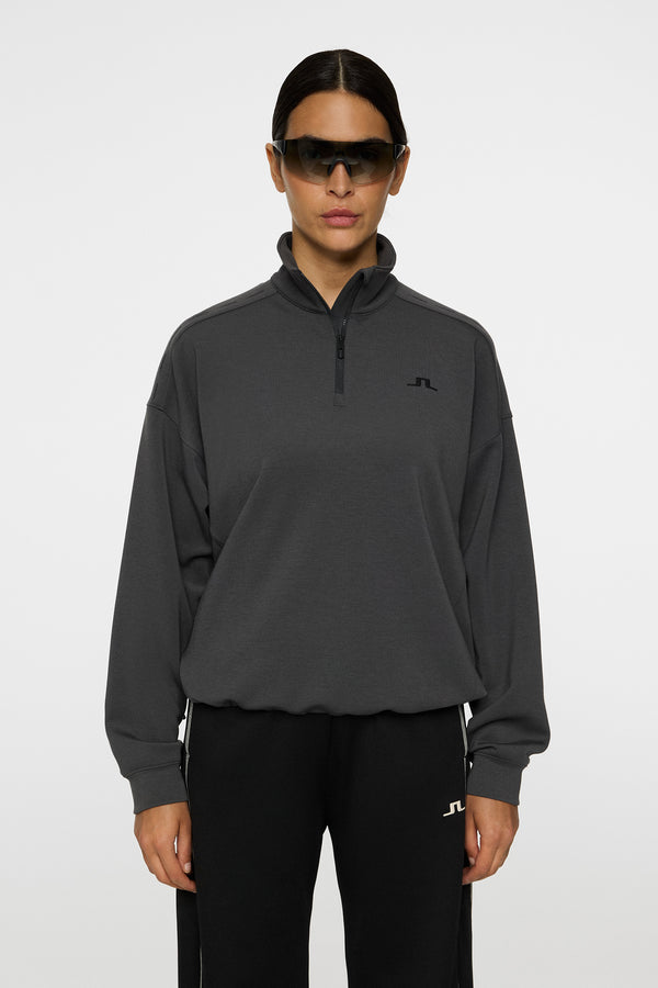 j.lindeberg Airy Zip Sweatshirt Asphalt