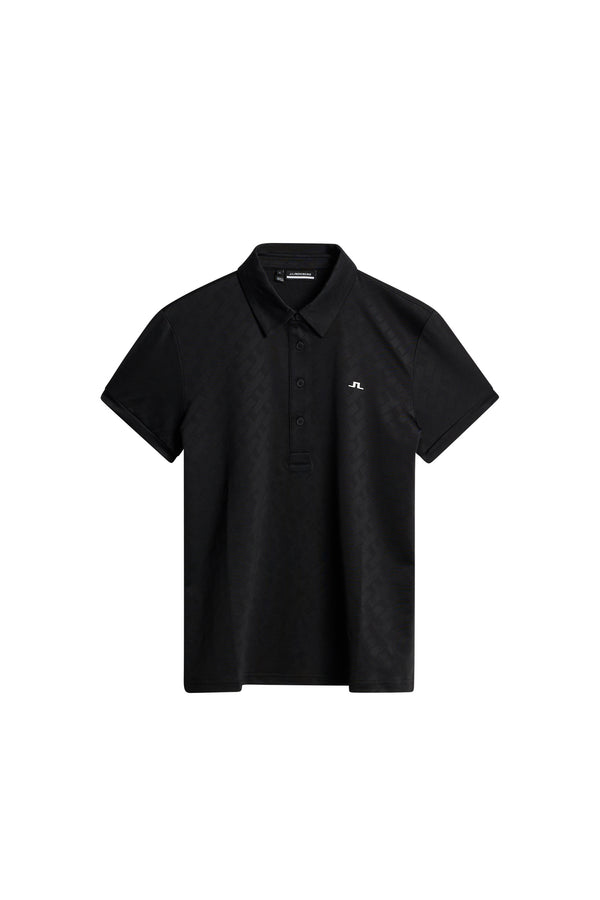 J.lindeberg Alaya Jacquard Polo Black