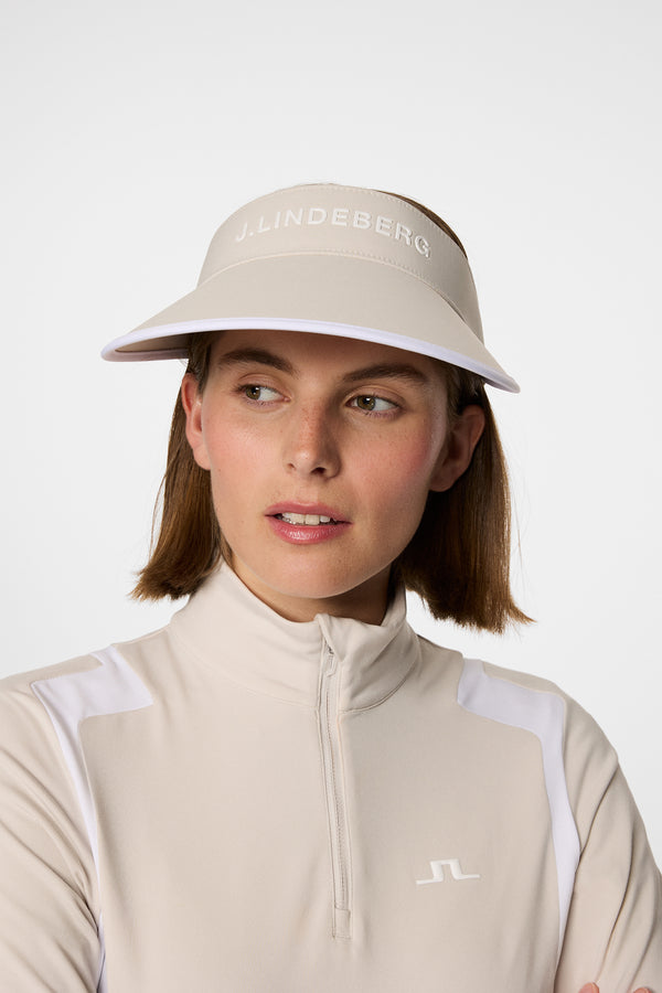 j.lindeberg Alba Big Visor Moonbeam