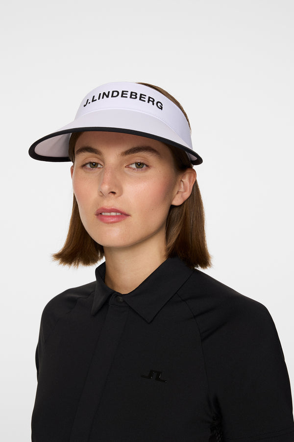 j.lindeberg Alba Big Visor White