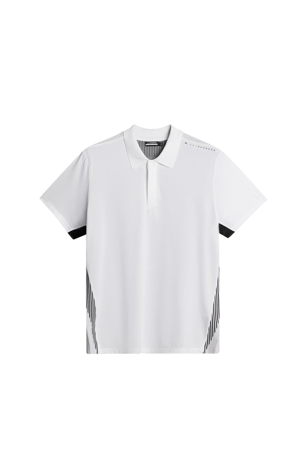 J.lindeberg Aleks Hybrid Knit Polo Shirt White