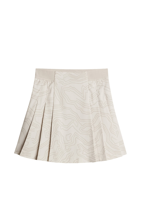J.lindeberg Alesia Print Skirt Topo Moonbeam L