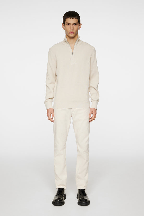 J.lindeberg Alex Half Zip Knitted Sweater Moonbeam