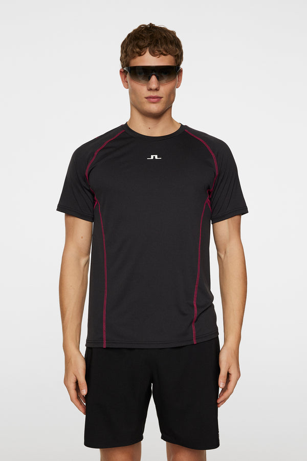 j.lindeberg Alfonso Printed T shirt Black