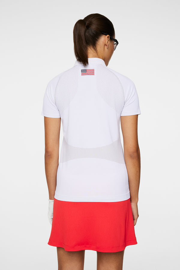 J.lindeberg Alizee Seamless Polo White