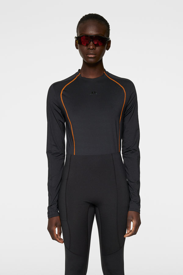 j.lindeberg Allien Long Sleeve Top Black