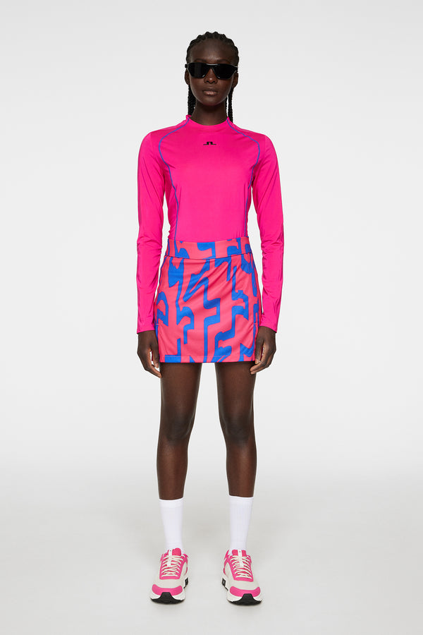 J.lindeberg Allien Long Sleeve Top Pink Peacock