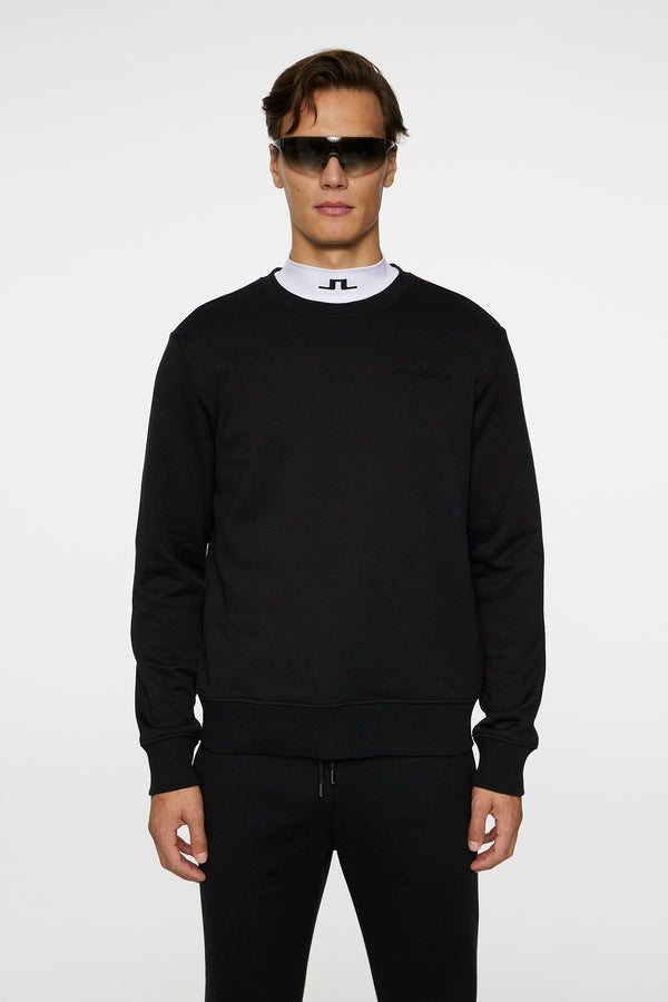 j.lindeberg Alpha Crew Neck Black