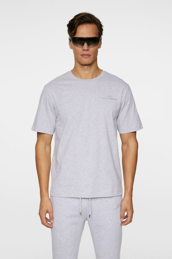 j.lindeberg Alpha T shirt Light Grey Melange