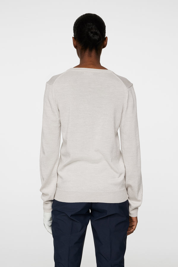 J.lindeberg Amaya Knitted Sweater Moonbeam