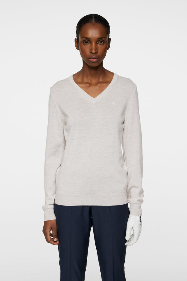 j.lindeberg Amaya Knitted Sweater Moonbeam