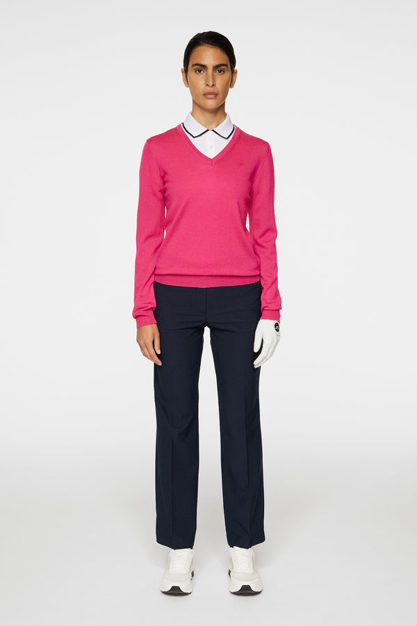 J.lindeberg Amaya Knitted Sweater Pink Peacock