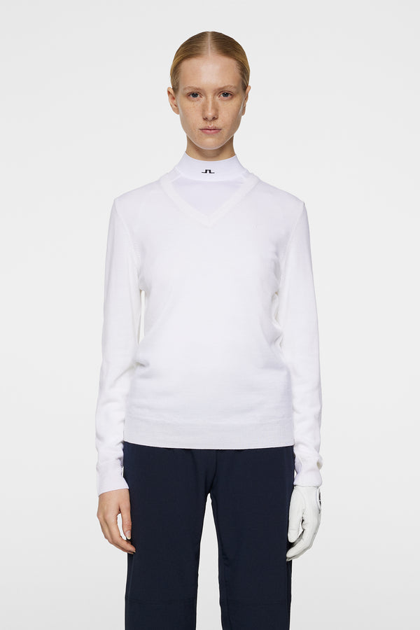 j.lindeberg Amaya Knitted Sweater White