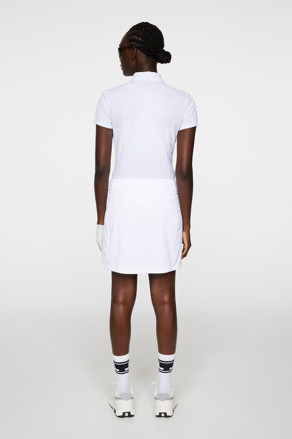 J.lindeberg Amelie Mid Skirt White