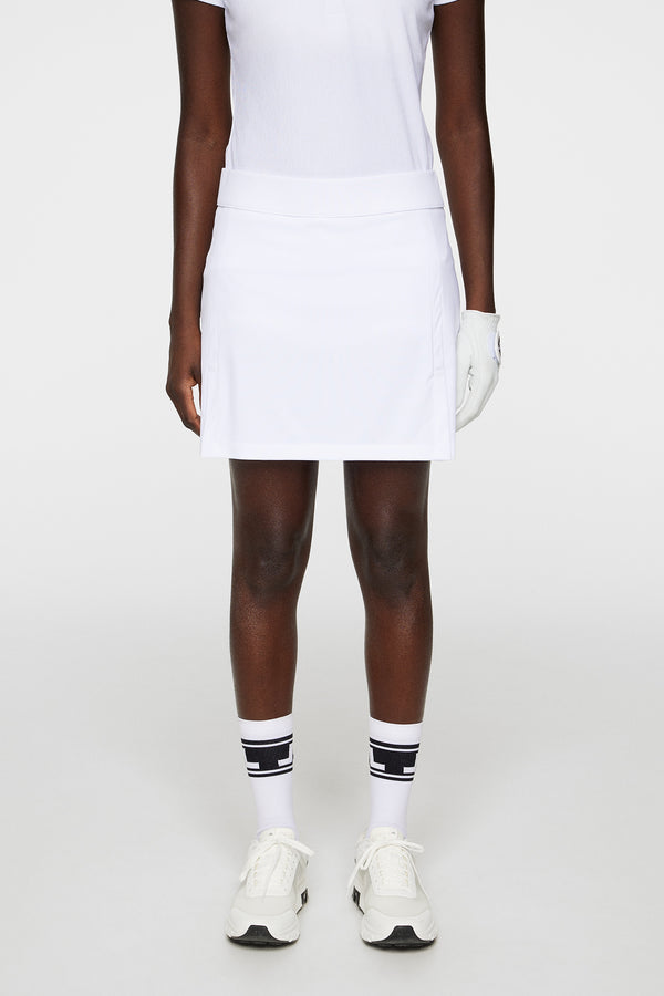 j.lindeberg Amelie Mid Skirt White
