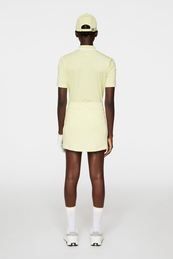 J.lindeberg Amelie Skirt Pale Lime Yellow
