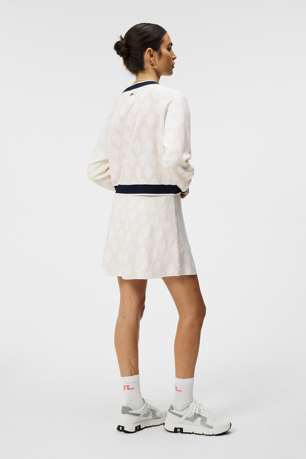 J.lindeberg Aper Knitted Skirt White