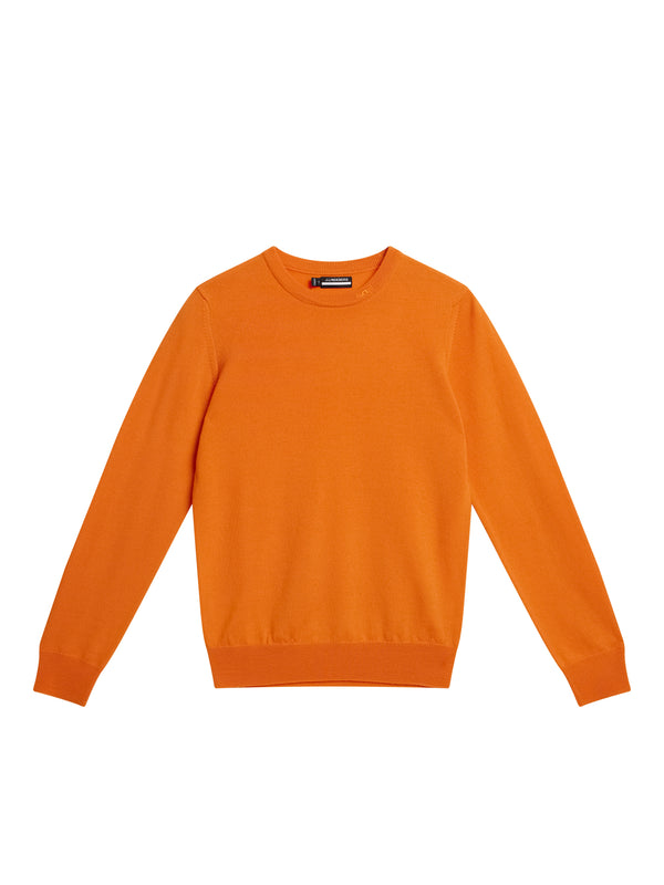 J.lindeberg Aria Knitted Sweater Persimmon Orange