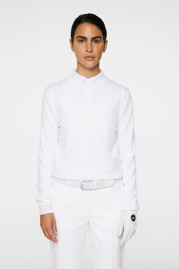 j.lindeberg Aria Knitted Sweater White