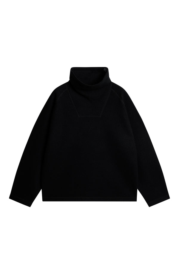 J.lindeberg Armond Wool Anorak Sweater Black