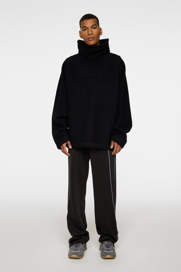 J.lindeberg Armond Wool Anorak Sweater Black
