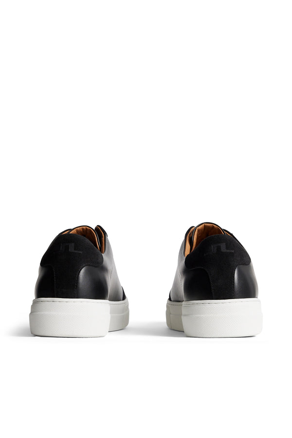 J.lindeberg Art Signature Leather Sneaker Black