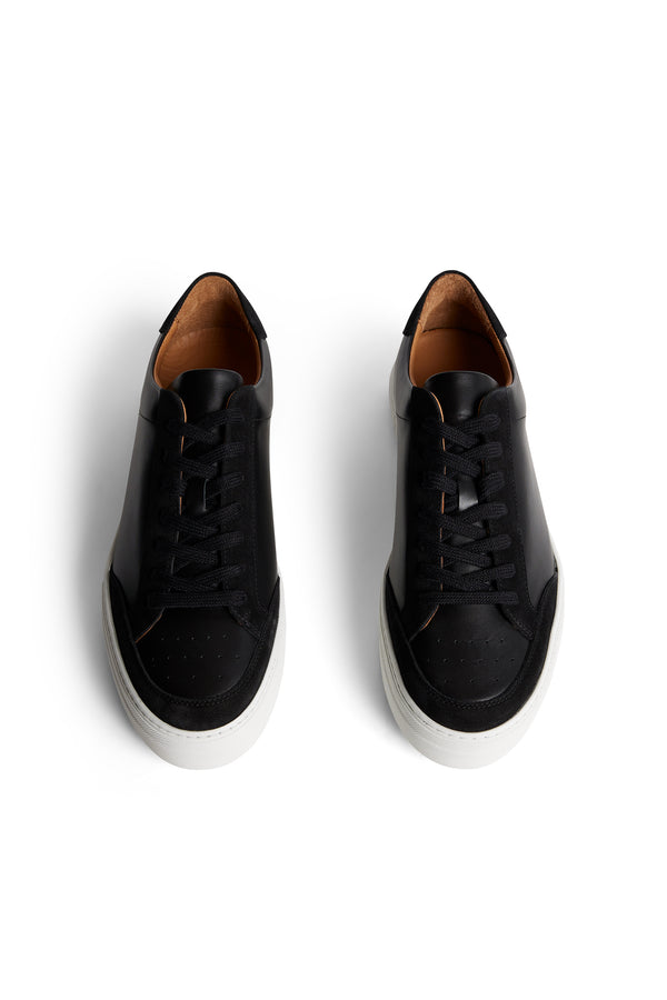 J.lindeberg Art Signature Leather Sneaker Black