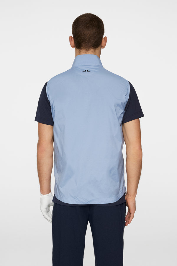 J.lindeberg Ash Light Packable Vest Rain Washed
