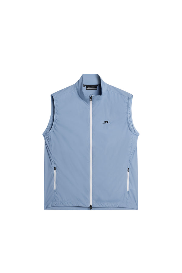 J.lindeberg Ash Light Packable Vest Rain Washed