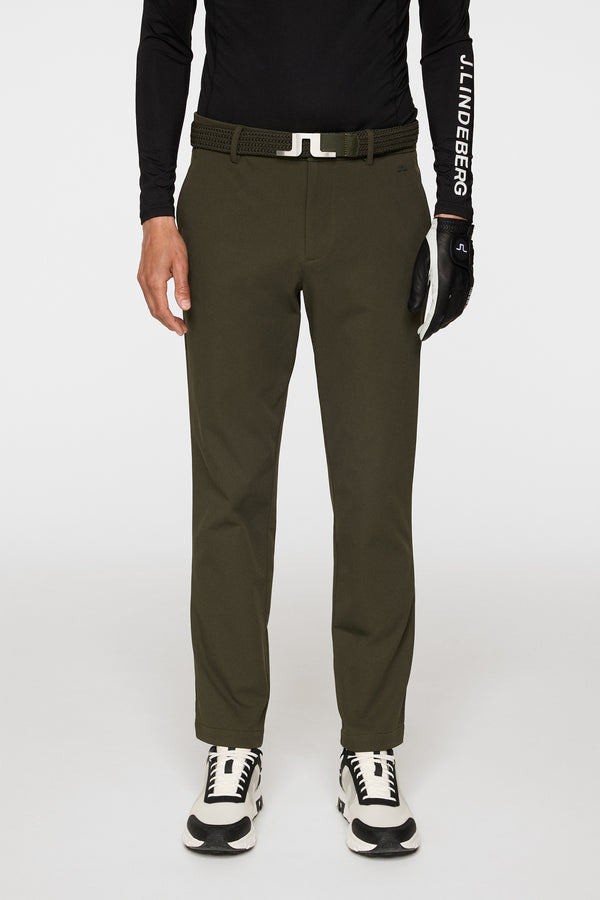 j.lindeberg Axil Fleece Twill Pant Forest Green