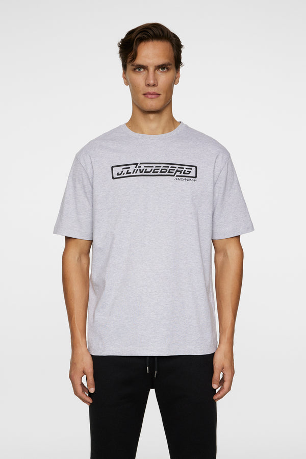 j.lindeberg Baldwin T shirt Light Grey Melange