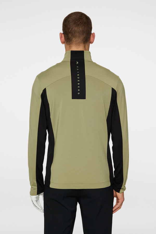 J.lindeberg Banks Mid Layer Oil Green