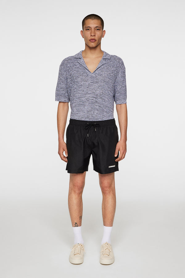 J.lindeberg Banks Solid Swim Trunks Black