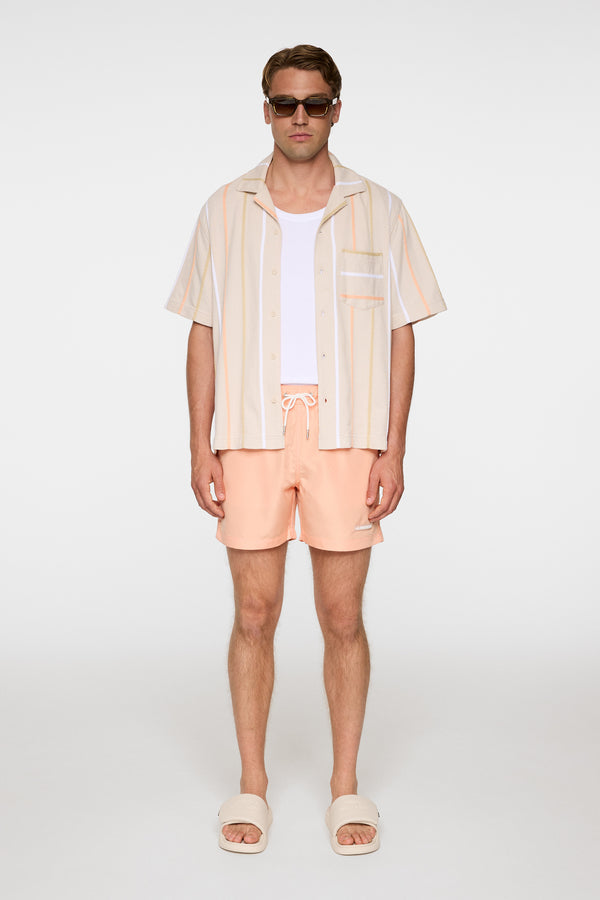 J.lindeberg Banks Solid Swim Trunks Mock Orange