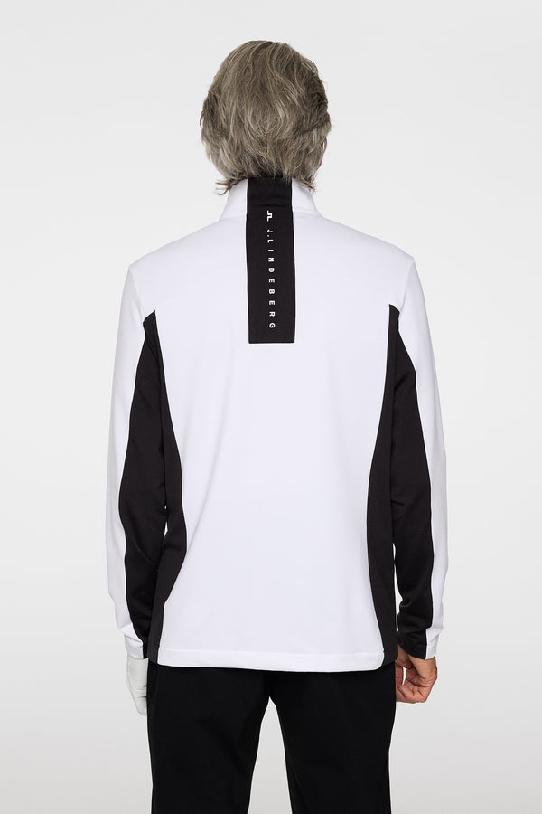 J.lindeberg Banks Zip Mid Layer White