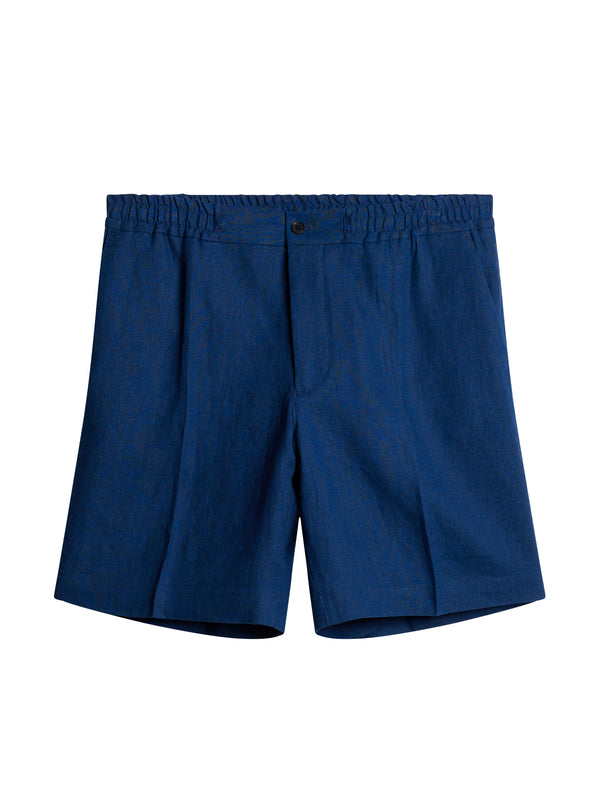J.lindeberg Baron Linen Shorts Estate Blue