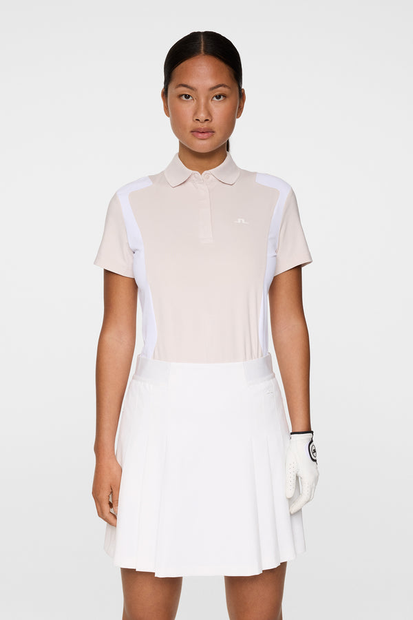 j.lindeberg Bea Polo Grey Lilac