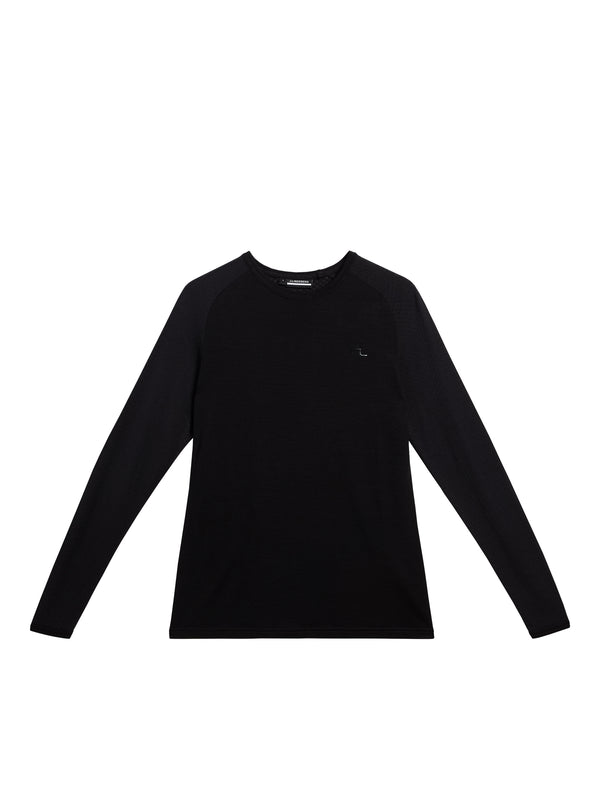 J.lindeberg Bella Wool LS T Shirt Black