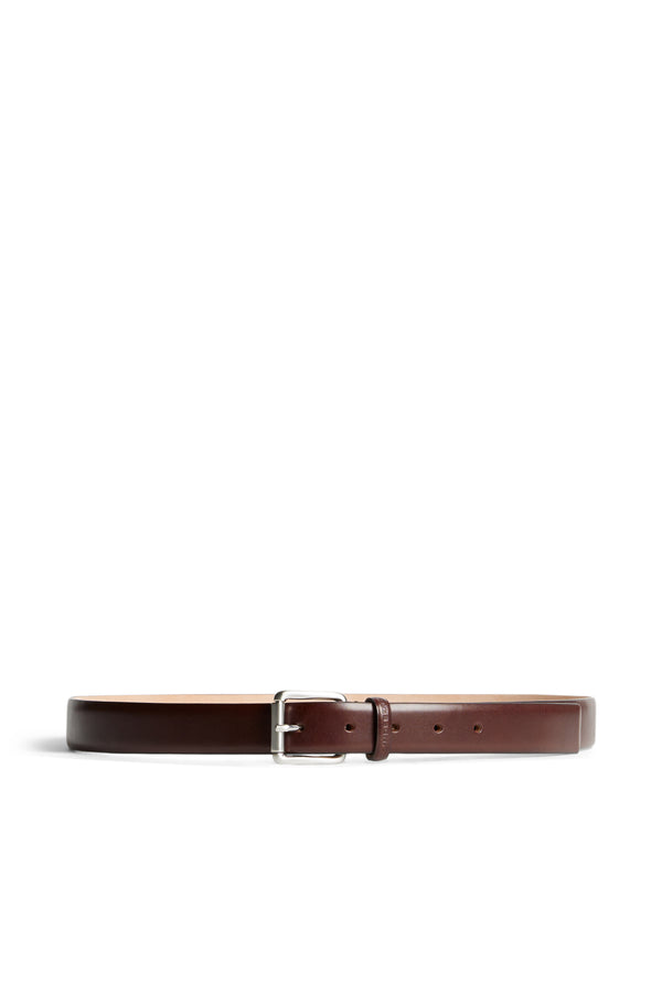 J.lindeberg Bill Leather Belt Bitter Chocolate