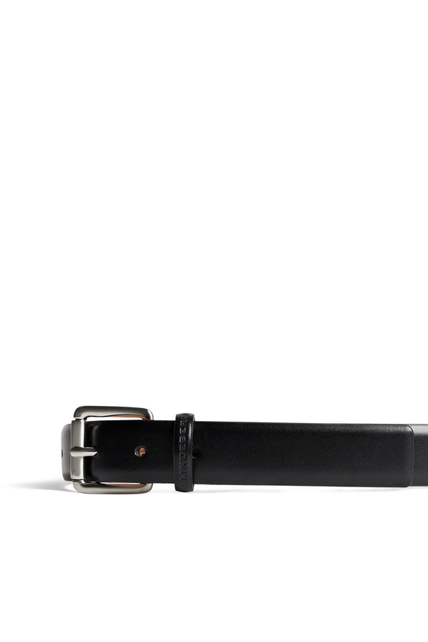 J.lindeberg Bill Leather Belt Black