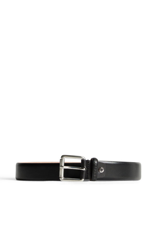 j.lindeberg Bill Leather Belt Black
