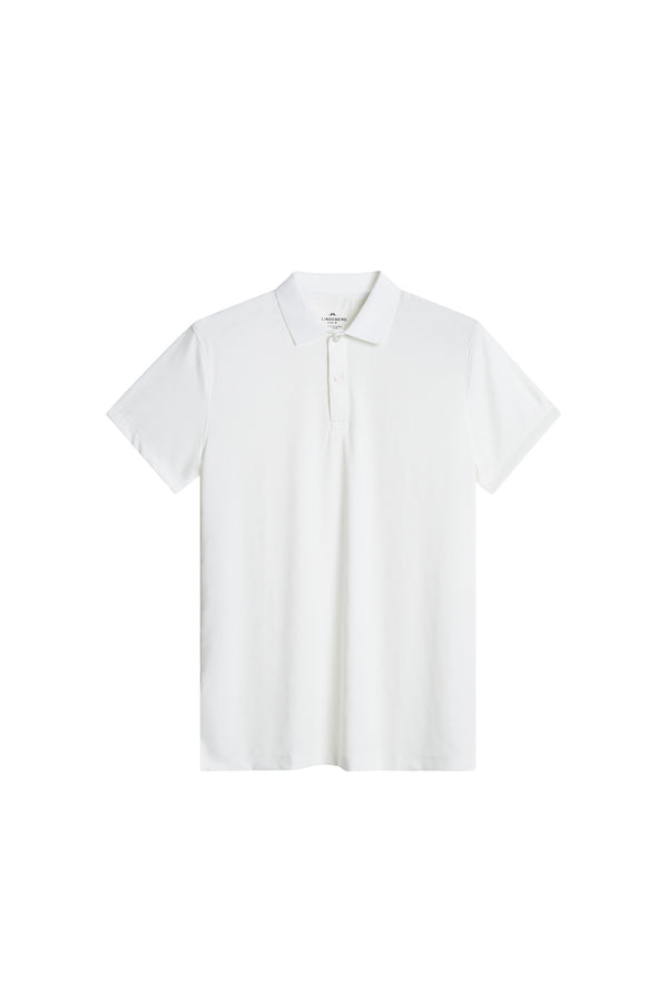 J.lindeberg Bison Jacquard Polo White