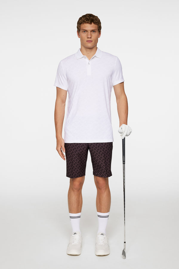 J.lindeberg Bison Jacquard Polo White